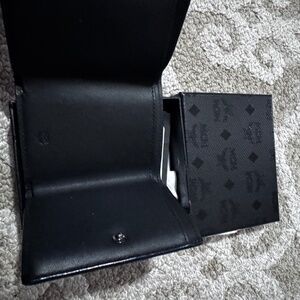 MCM black wallet